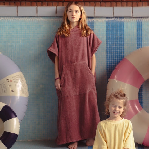 Anette Poncho - Rose brown