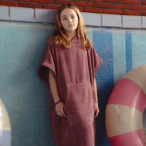 Anette Poncho - Rose brown