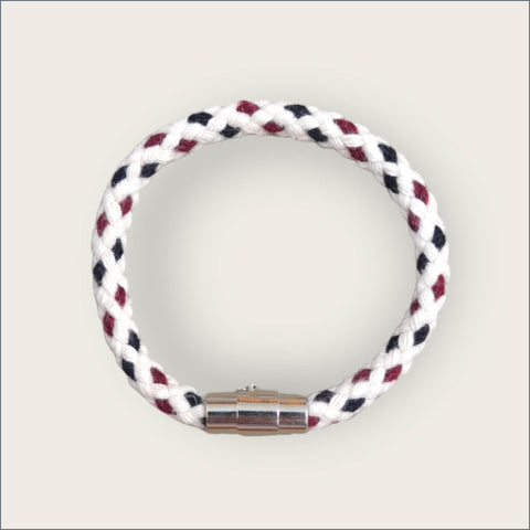 Bracelet navy - burgundy
